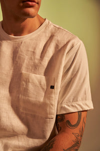 Cotton linen t-shirt