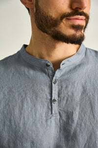 Ilot, Linen/cotton t-shirt, Ref.SH84041, Ilot/Men, Linen, Shirt Men