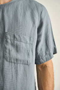 Ilot, Linen/cotton t-shirt, Ref.SH85041, Ilot/Men, Linen, Shirt Men