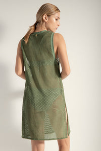 Short mesh cover up