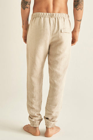 Ilot, Linen jogger pants Ref.PH35K32, Ilot/Men, Linen, Pant