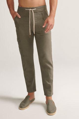 Îlot, Cargo pants, Ref.PH46042, Linen, Pant