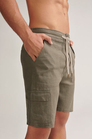 Îlot, Cargo shorts, Ref.BH46042, Linen, Shorts Men